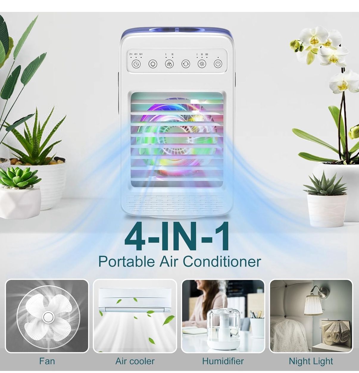 Portable Air Conditioners 2024,Mini Air Conditioners Portable for Room,