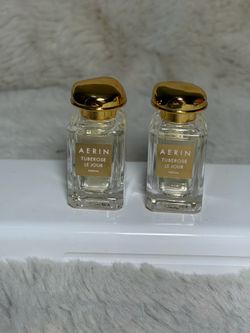 (2) Aerin Tuberose Le jour 0.14 oz 4ml each. 8ml/0.28 oz
