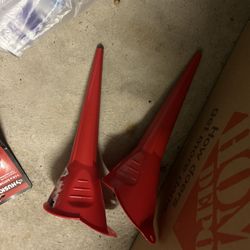 KarZone 12 oz Red Round Kitchen/Automotive Funnel – Great for Oil & Liquids