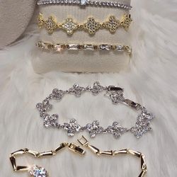 Beautiful Bracelets High Quality Jewelry Hypoallergenic Waterproof  Non Tarnish 25$ Each 