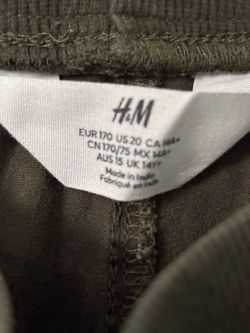 H&M Olive Green Pants Size US 20