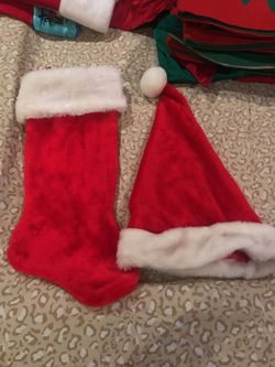 Christmas 🎄 Stoking and hat