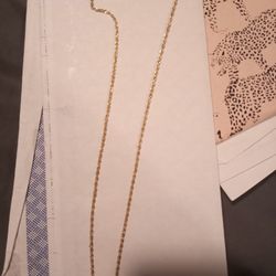 Gold Rope Chain 10 K