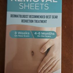 6 Pack Silicone Scar Sheets *1.57×5.9 Inches Brand New Sealed Box