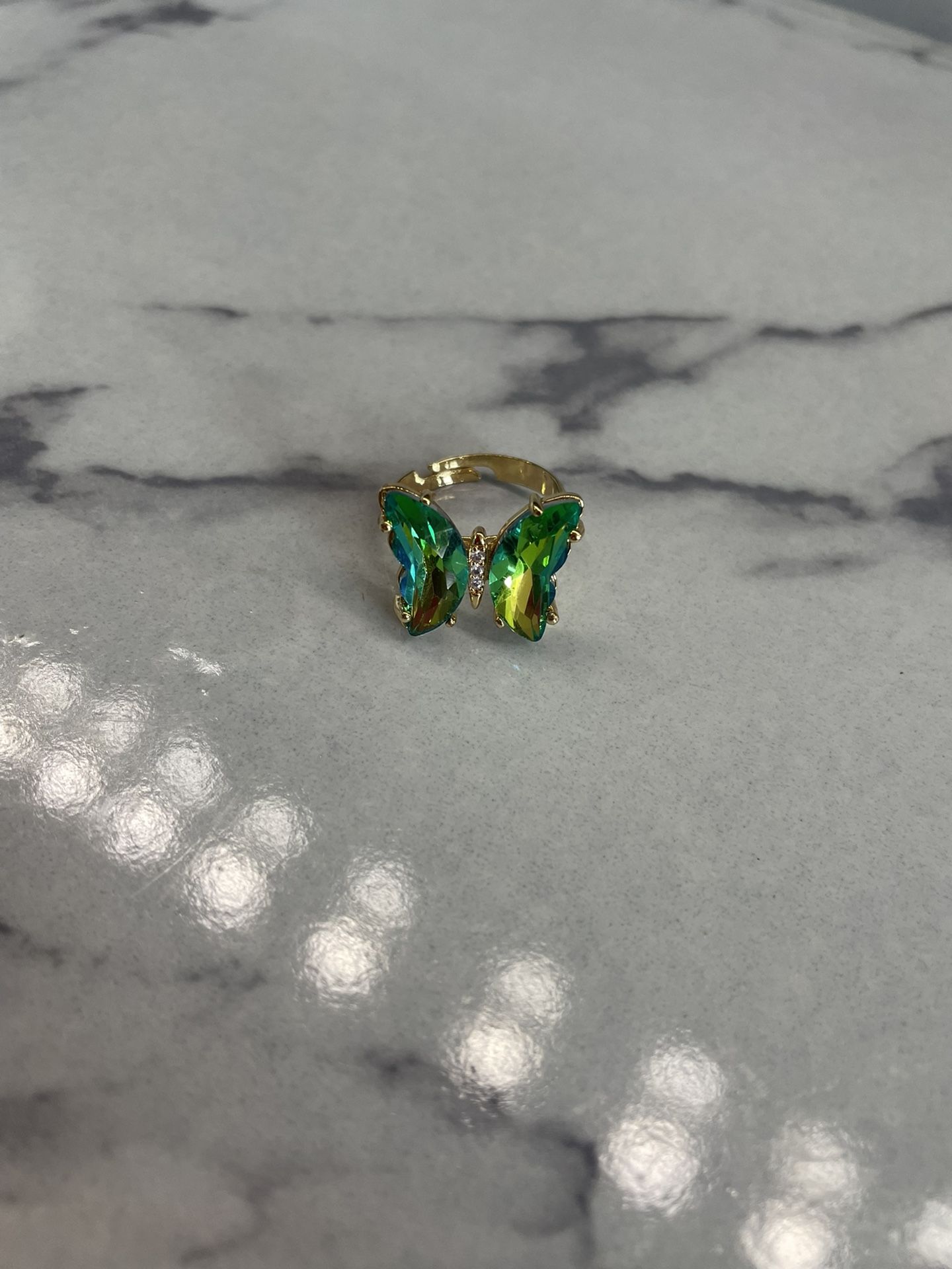 Stainless Steel Butterfly Ring