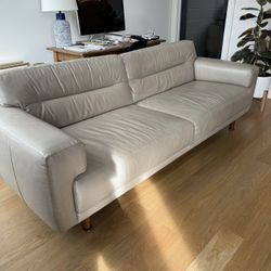 EQ3 custom Leather Remi sofa