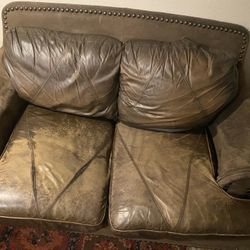 Couch Comfortable Leather 