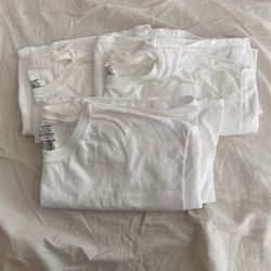 Men’s White T-Shirts/Undershirts XL Hanes Tagless Set Of 3