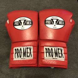 Pro Mex Professional Lace Sparring Boxing Gloves 