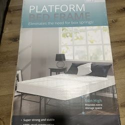 Platform bed frame  twin and full size