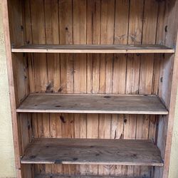 Wood Shelf $125.00  5 X 42” X 15” deep CASH, TEXT FOR PRICES.