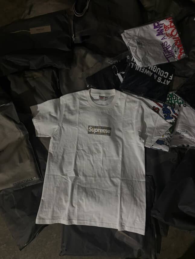 Supreme X Burberry Tee