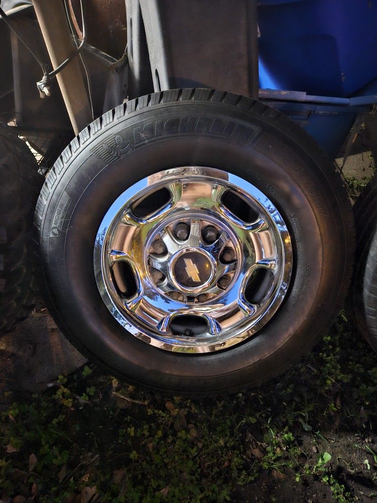 I Have 2 Mud Tires And 2 Street Tires With Rims & Trim for Sale in