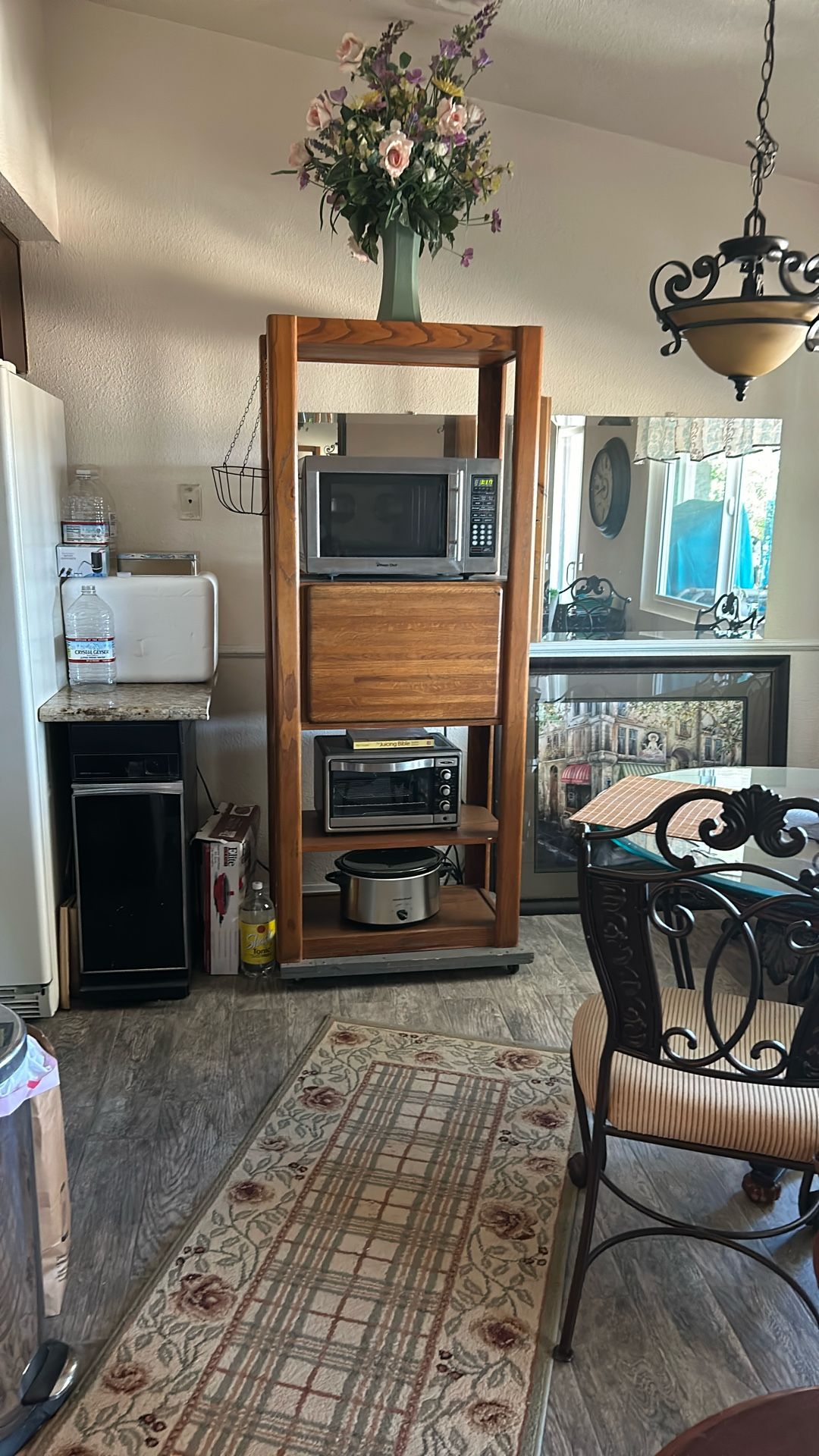 Oak Shelving Unit