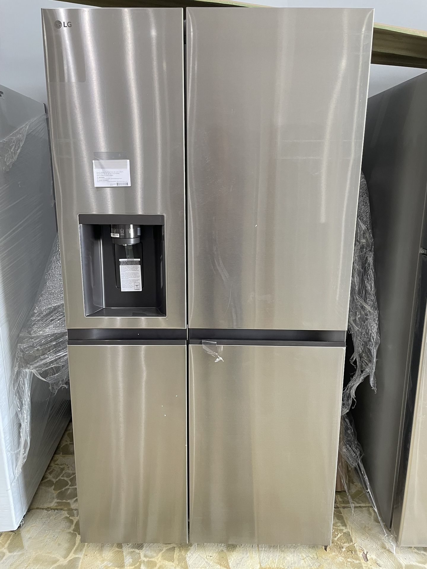 LG NEW OPENBOX 36β SIDE BY SIDE REFRIGERATOR WITH CRAFT ICE MAKER