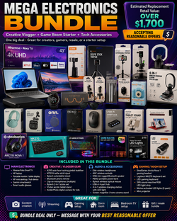 A.I. WEARABLES MEGA ELECTRONICS + CREATOR + GAMING BUNDLE — ONE HUGE PACKAGE!