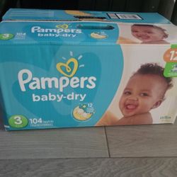 Pampers Size 3 Diapers