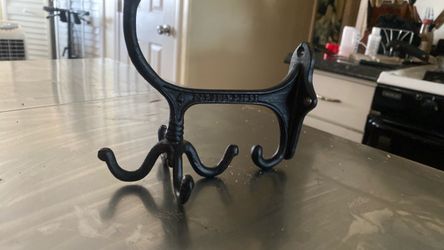 Victorian-style swivel coat and hat hook