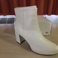 Calvin Klein Ivory Bootie Size 10