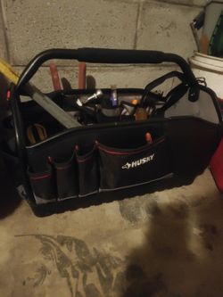 Husky tool bag with included tools