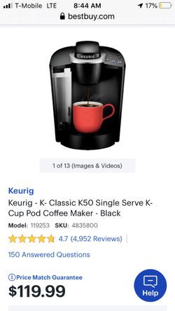 Brand new keurig k50 $80