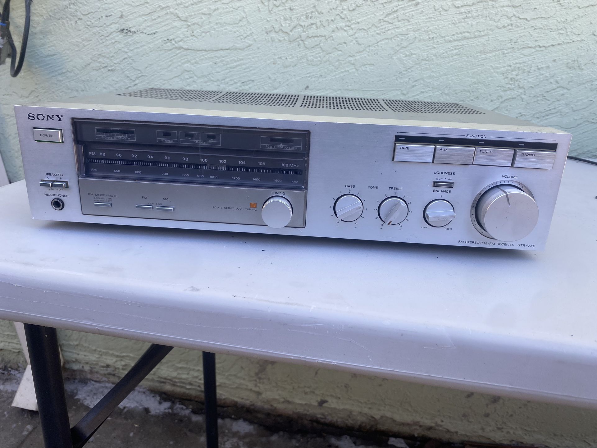 SONY FM Stereo FM-AM Receiver STV-VX2