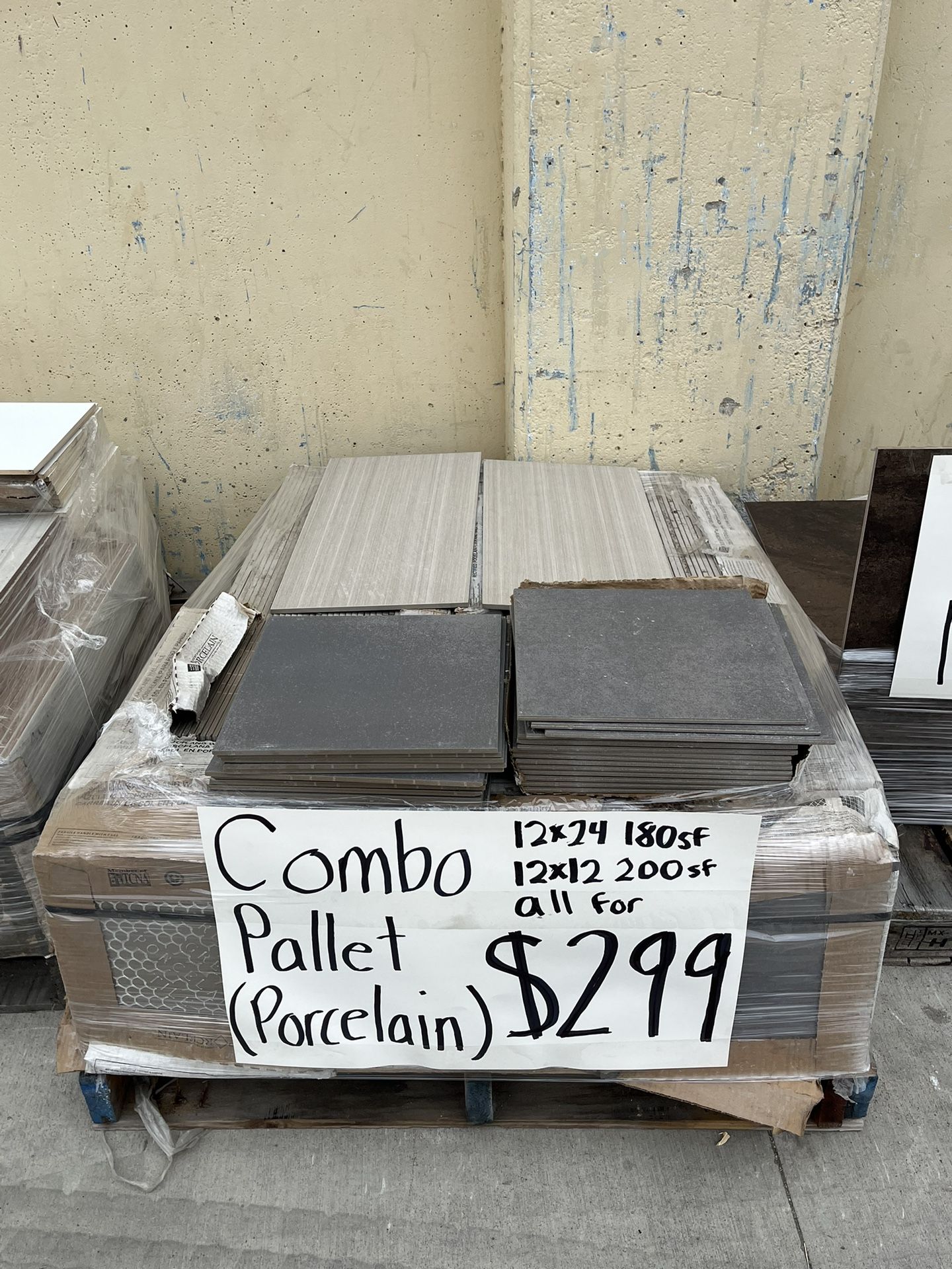 12x24 And 12x12 Porcelain Tile