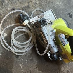 Ryobi 18v ONE+ Battery Powered Wet Saw Tile Glass Masonry Concrete 