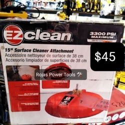 EZ CLEAN 15IN SURFACE CLEANER ATTACHMENT 3300PSI MAXIMUM 