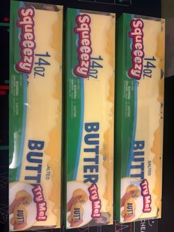 Squeeezy Salted Butter Toy – 3 Pack