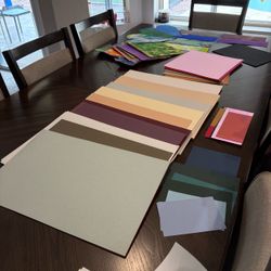 Craft Paper Lot - Cardstock, Scrapbook Paper & Craft Scraps