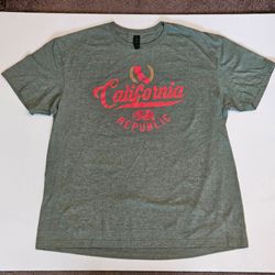 Gildan Softstyle Unisex XL California Golden State Souvenir Graphic T-Shirt