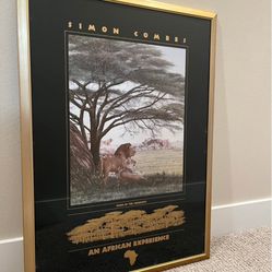 Signed In Gold Framed Poster