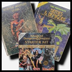 D&D Advanced Game Book Bundle w/ PC Starter Kit