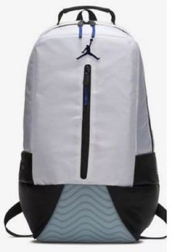 Nike Air Jordan Retro 11 Concord Jumpman Backpack Bag White Navy 9A1971-WU4