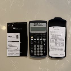 Texas Instruments BA II Plus Financial Calculator