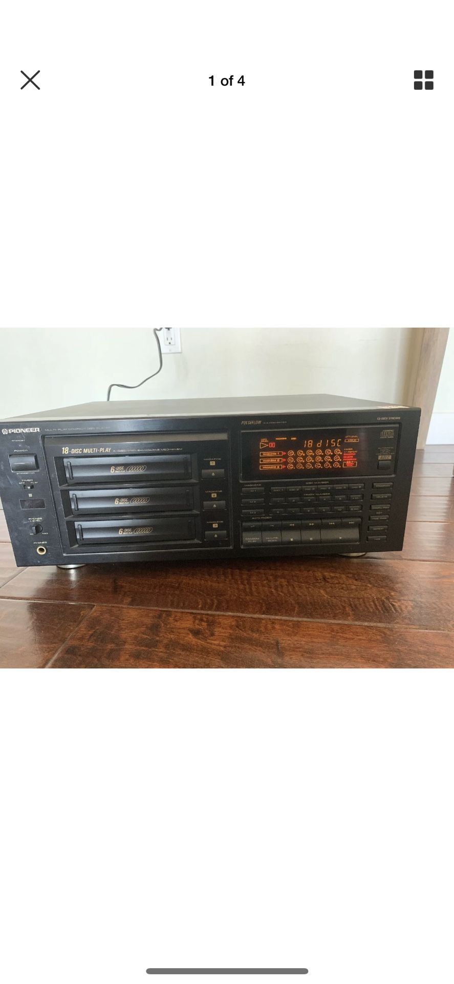 Pioneer PD-TM2 Multi Disc Player/ WORKING