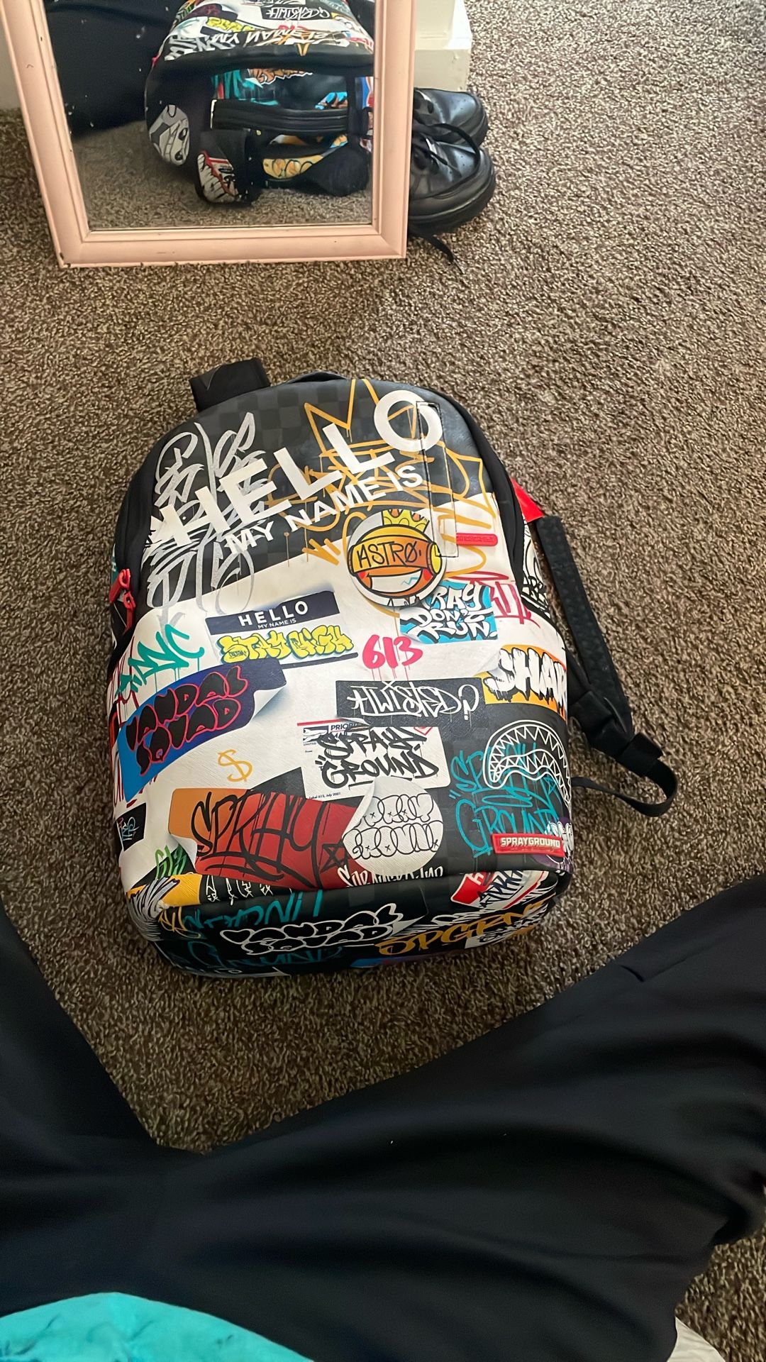 Spray Ground Tagged Up HMN 14th Anniversary Back Pack