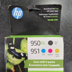 OEM! HP 950XL/951 Black/Cyan/Magenta/Yellow 4 Pack Ink Cartridge
