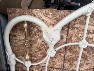 Solid Cast Iron/brass Headboard