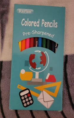 Rarlan Pre-Sharpened Colored Pencil Pack (12)