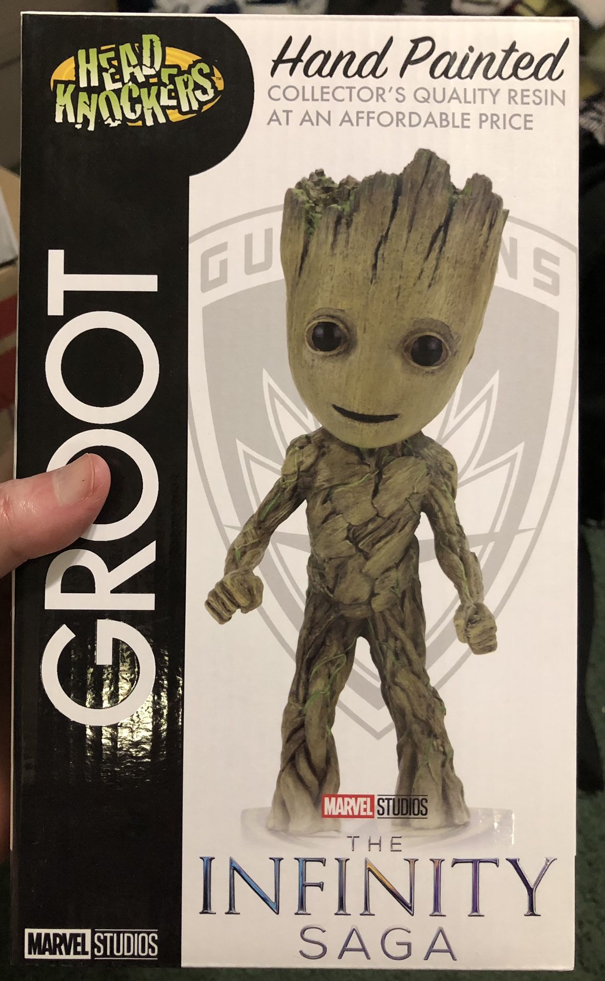 NECA BABY GROOT HEAD KNOCKERS INFINITY SAGA COLLECTIBLE FIGURE