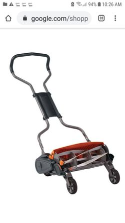 FISKARS push lawn mower 18"