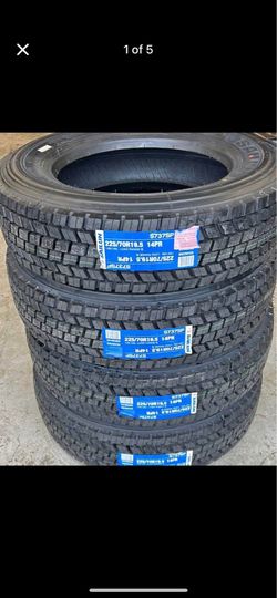 New tires 225/70/19.5 Sailun tires $210 each tire plus tax