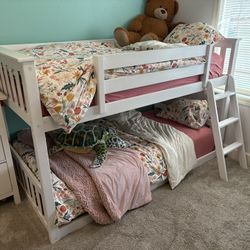Wood Bunk Bed With Optional Slide