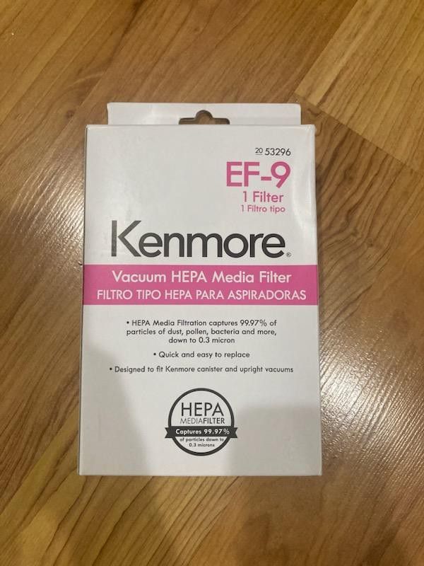 KenmoreⓇ Vacuum HEPA Media Filter • Sytle: EF-9 1 Filter •