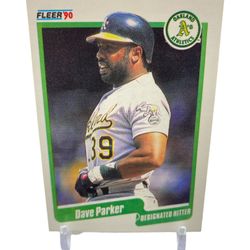 1990 Fleer Baseball Dave Parker #18