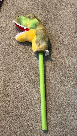 Spark create imagine green dinosaur hobby horse