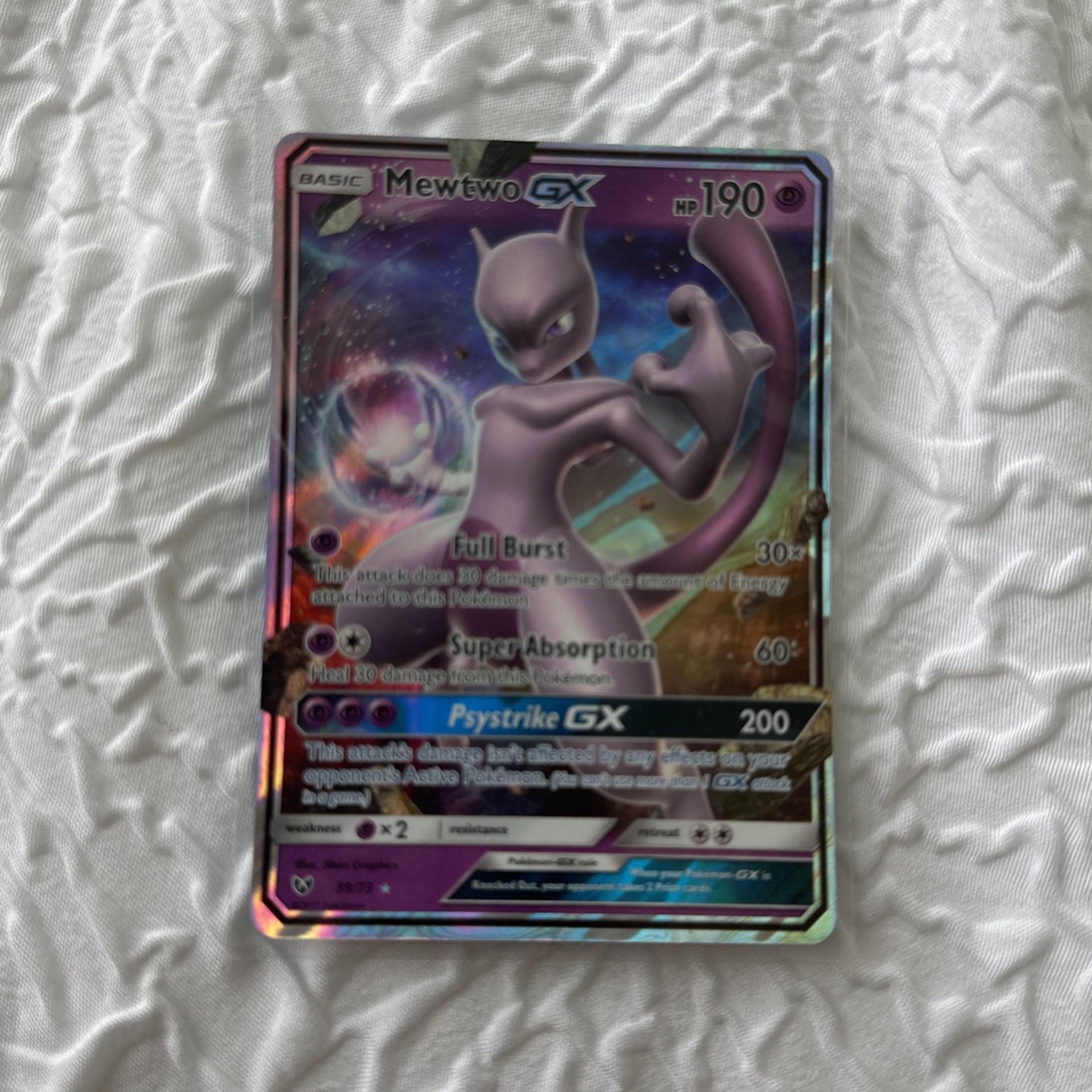 Pokemon Mewtwo Gx 39 PSA MINT Ultra Rare