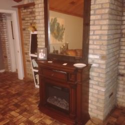 Fireplace minor & couch's